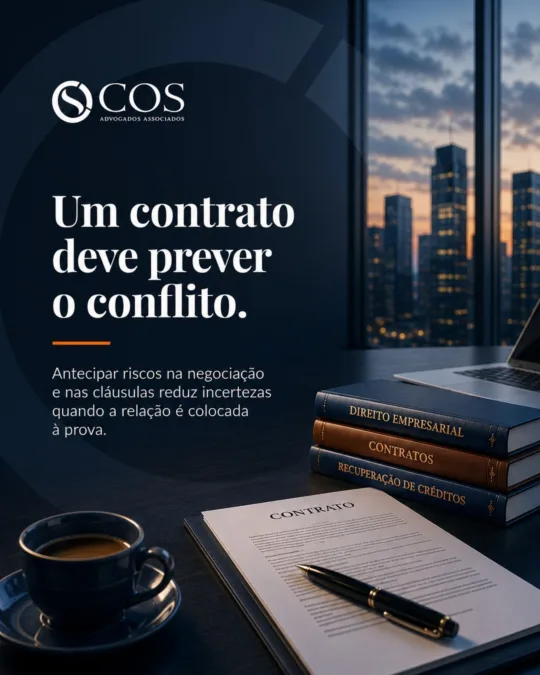 Um contrato não deve organizar apenas o cenário em que tudo acontece conforme o planejado. A redação contratual também precisa considerar inadimplemento,…